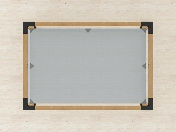 Pergola VEGAS - voľne stojaca so spodným vencom - 1 sekčná 1