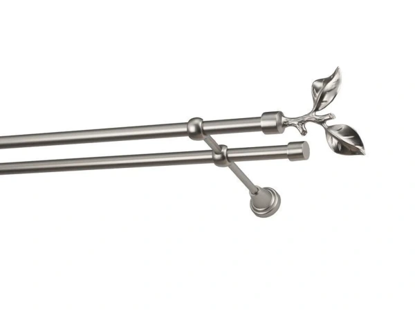 Garniže 16x16mm - dvojradové - LIST ROSE - satin 1