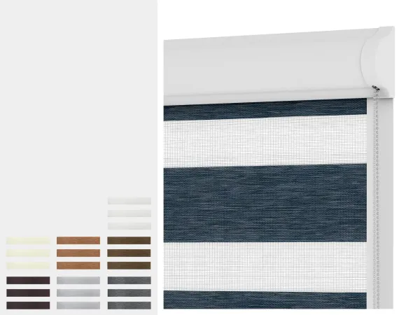 Roleta SWING - deň a noc - látka OLYMPOS