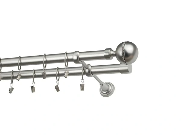 Garniže 25x25mm - dvojradové - KALISTO CRYSTAL - satin