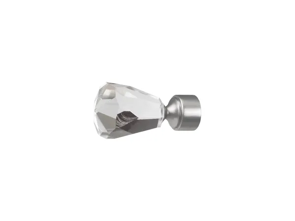 Garniže 16x16mm - dvojradové - CRYSTAL CONE - satin