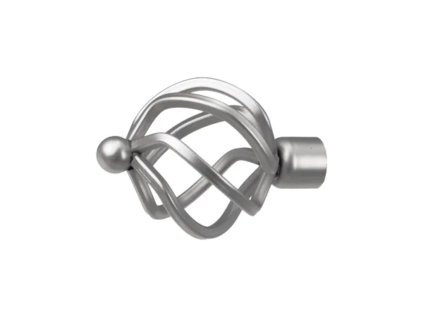 Garniže 16x16mm - dvojradové - SPIRAL - satin