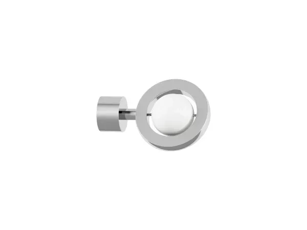 Garniža 19x19mm drážková tyč - 2rady - SFERA - čierno biela