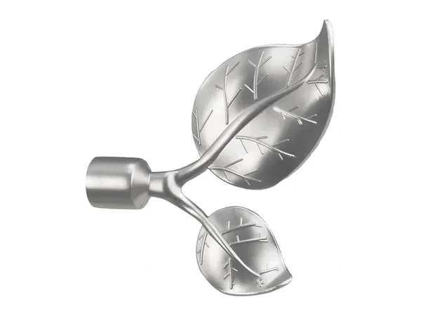 Garniže 16x16mm - dvojradové - LIST VEĽKÝ - satin