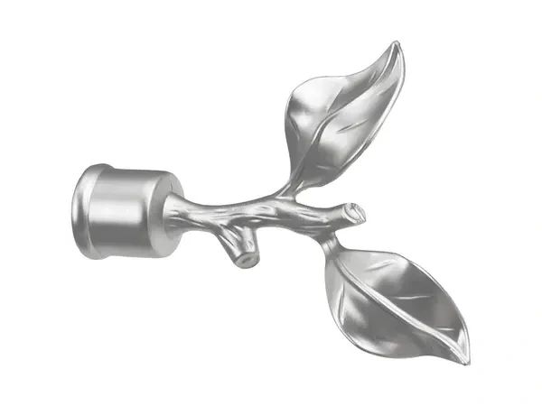 Garniže 25x16mm - dvojradové - LIST ROSE - satin