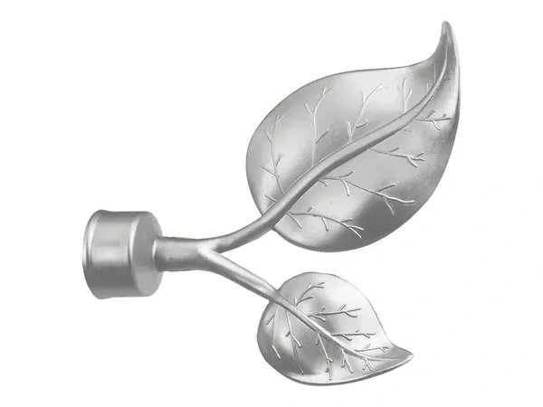 Garniže 25x25mm - dvojradové - LIST VEĽKÝ satin