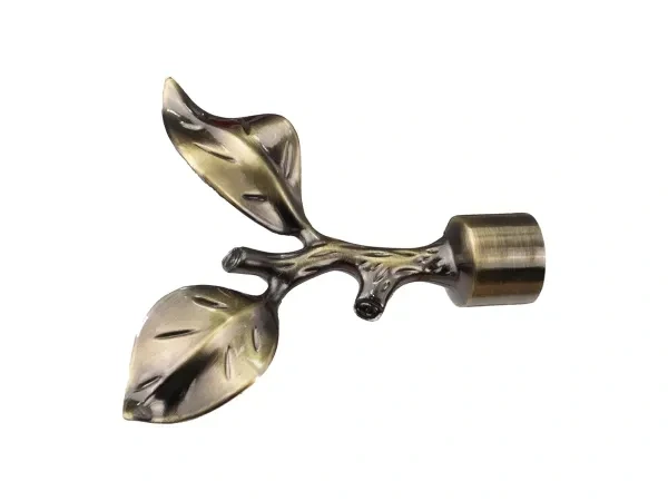 Garniže 16x16mm - dvojradové - LIST ROSE - antik