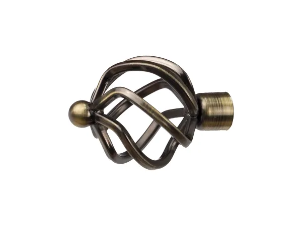 Garniže 16x16mm - dvojradové - SPIRAL - antik