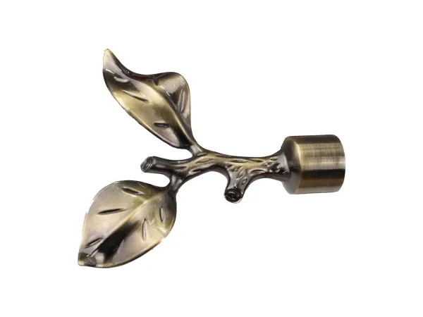 Garniže 16x16mm - dvojradové - LIST ROSE - antik