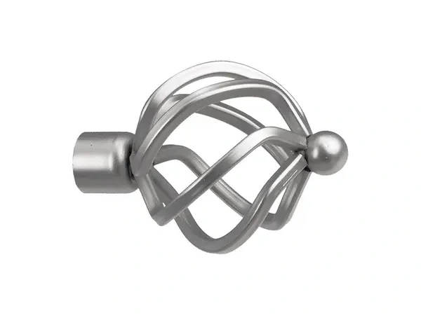 Garniže 19mm - jednoradové - SPIRAL - satin