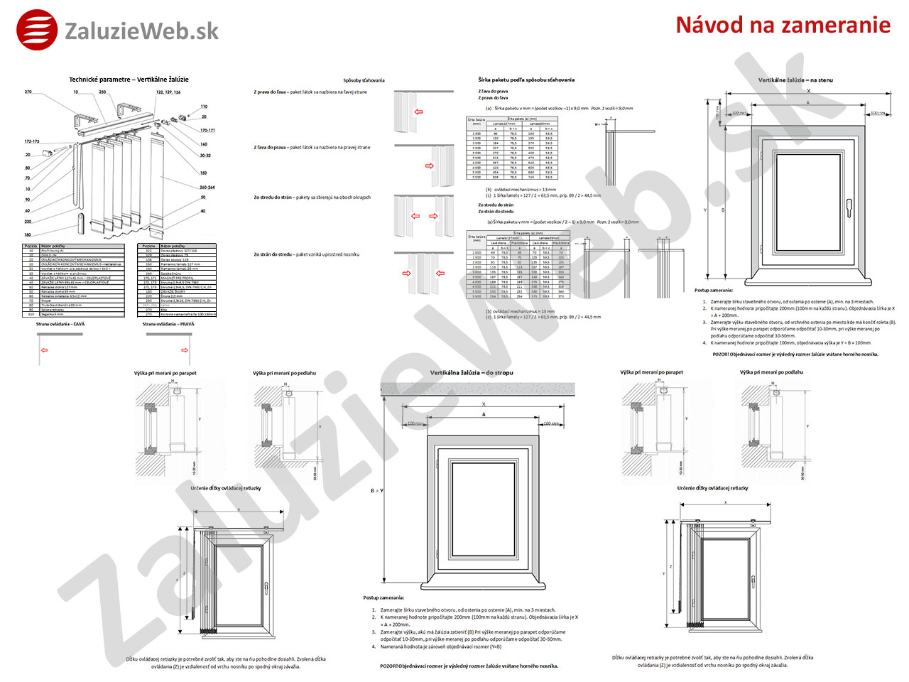 zameranie vertikalne zalzie